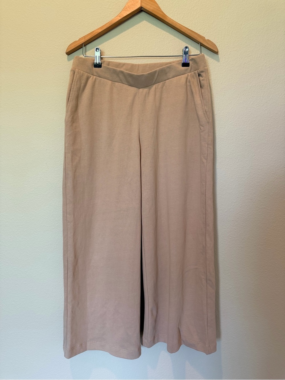Pure Jill Organic Cotton Wide Leg Pull-On Pants Size S #0209